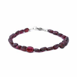40.00ctw Orissa Rhodolite Garnet Bracelet 7.25"